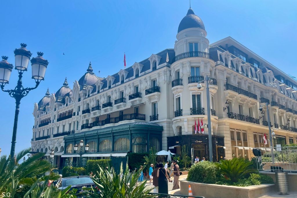 A view of Hotel de Paris Monte Carlo