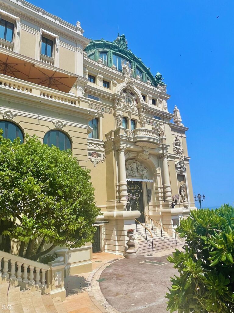 The Op&eacute;ra de Monte-Carlo, a Belle &Eacute;poque masterpiece with an ornate fa&ccedil;ade 