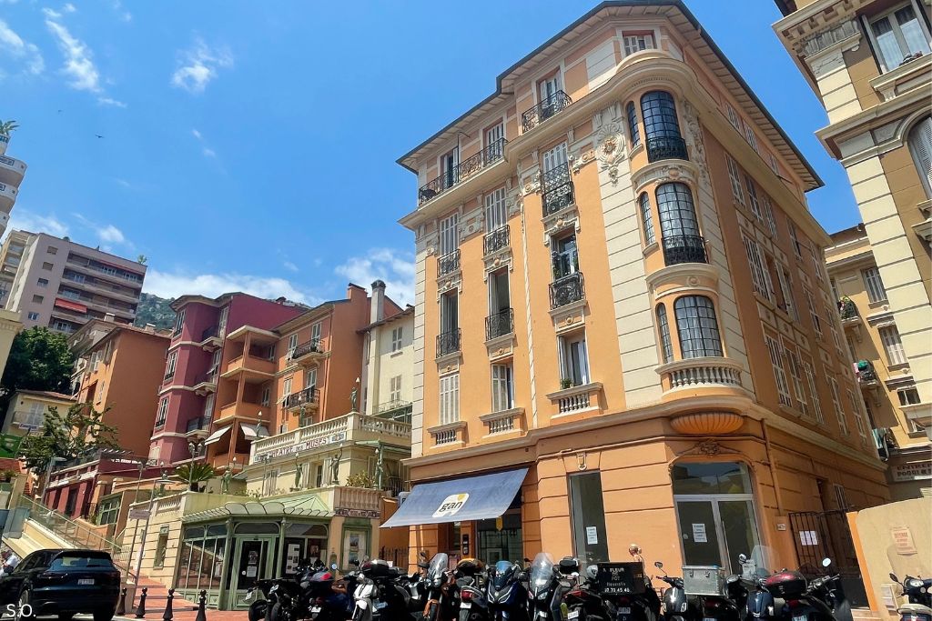 Villa Socrate in Monaco, an early 20th-century villa with ornate balconies and lush gardens