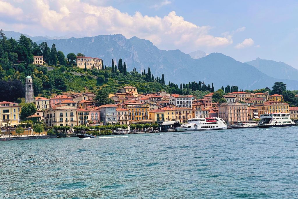 A panoramic view of Bellagio