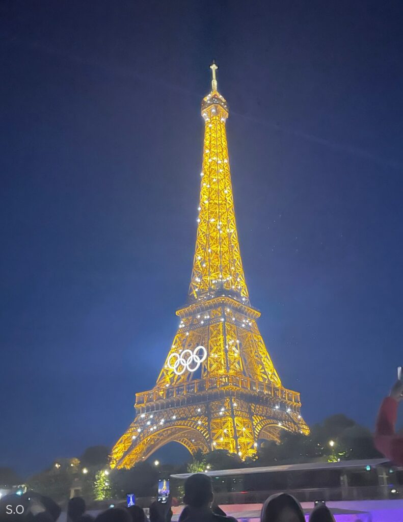 The iconic Eiffel Tower in Paris before Olympics 2024 