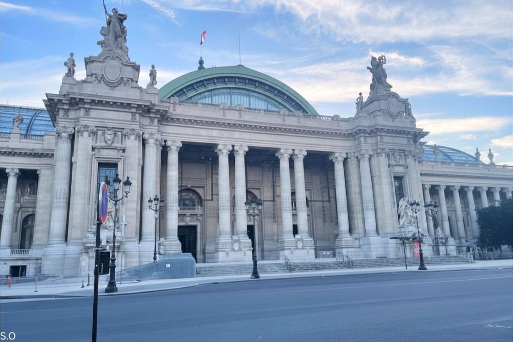  The Grand Palais, a historic exhibition hall and museum in Paris
