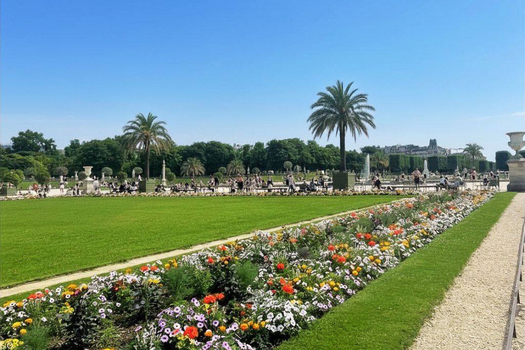 A view of le Jardin du Luxembourg