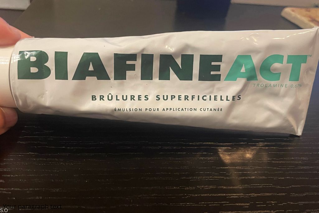 Biafine skin repair emulsion cream