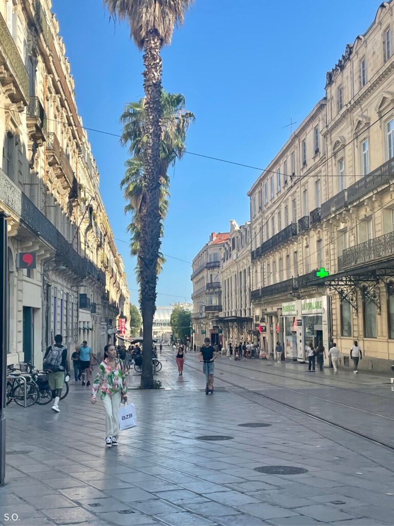 Pharmacy sign in Montpellier