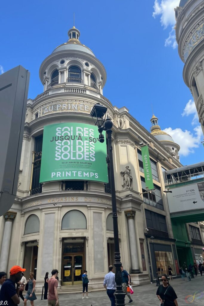 Summer sales in Paris